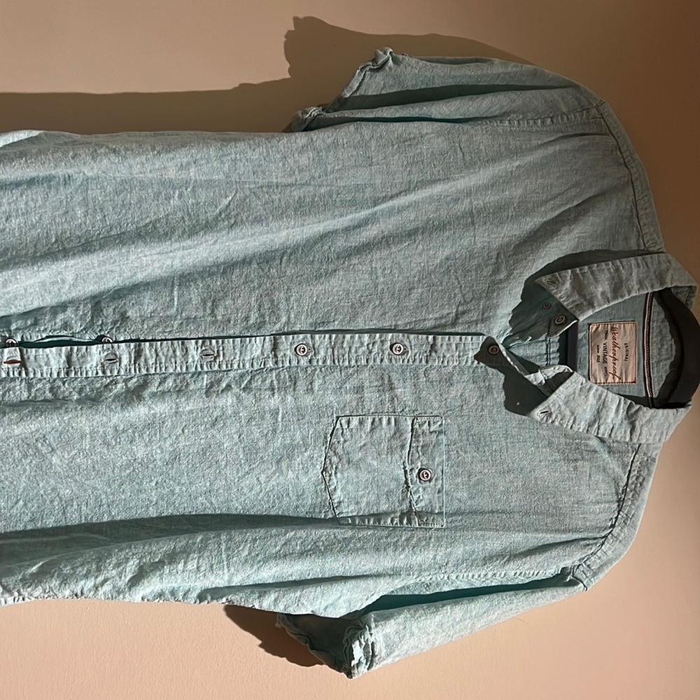 Vintage short sleeve dress shirt